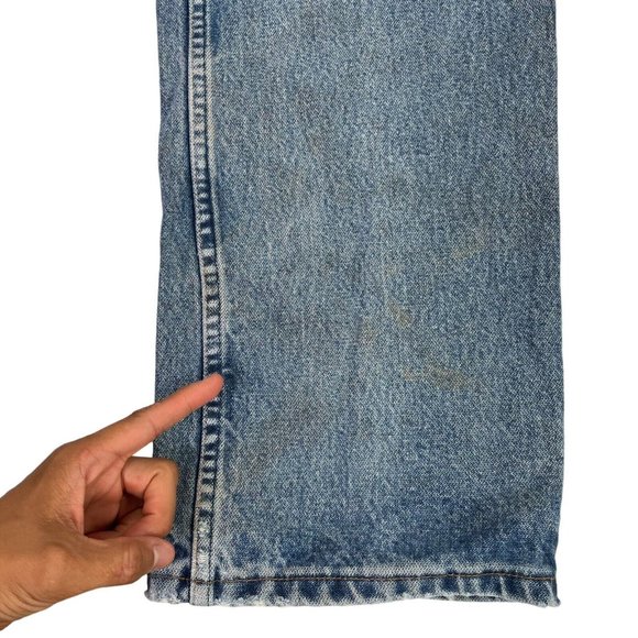 Wrangler FR13MMS Flame Resistant Original Fit Men's Jeans Size 40x30 Distressed - Picture 11 of 15